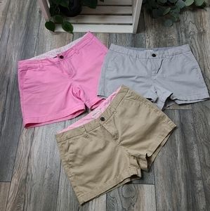 3 SHORTS LOT | Punk, Grey, Khaki Cotton Shorts